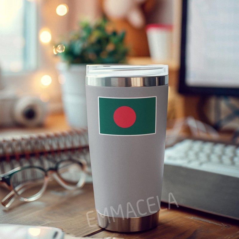 EMMACELA (3PCS) Bangladesh Flag stickers, Countries Flag Stickers - Waterproof Vinyl Decals For Laptops, Tumblers, Water Bottles, Books, Scrapbooks, Size 3 x 2 Inch - Image 5